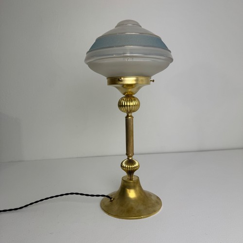 Ancienne lampe poser laiton - a,