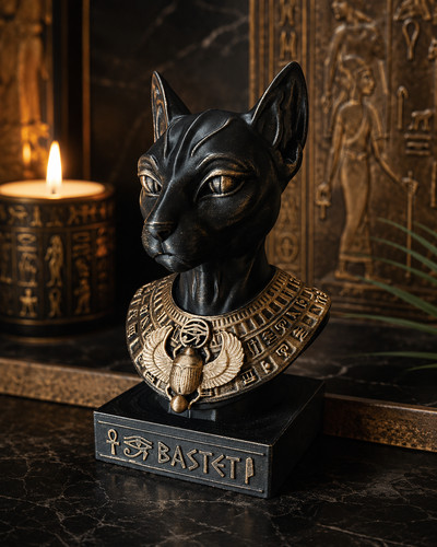 Statue bastet chat égyptien - bastet,