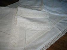 Lot 10 coupons Tissu ancien