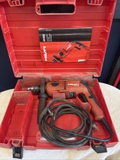 Hilti UH650 120V 6.5A 1/2" Keyed Chuck Hammer Drill/Drill Case Steel Masonry