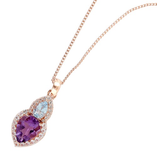Collier argent coeur