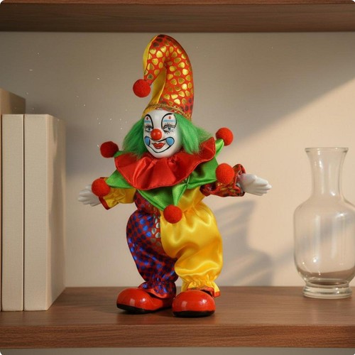 Poupée clown céramique - poupée,