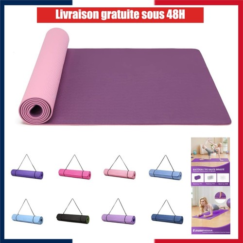 Tapis yoga antidérapant - yoga,