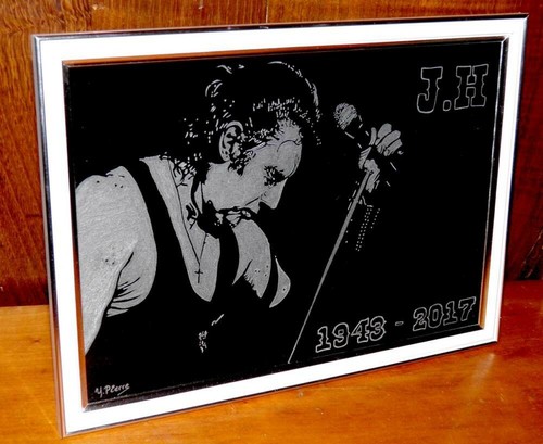 Gravure johnny hallyday - gravure,