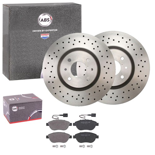 Abs perforé disques 284mm - perforé,