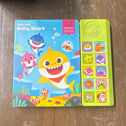 Pinkfong baby shark sound book - shark,