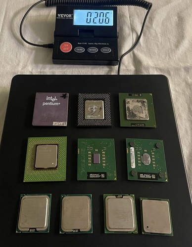 Cpu céramique or intel - or, 10