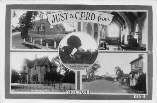Carte postale suffolk holton - postale,