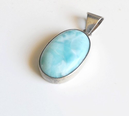 Pendentif larimar sur - larimar,