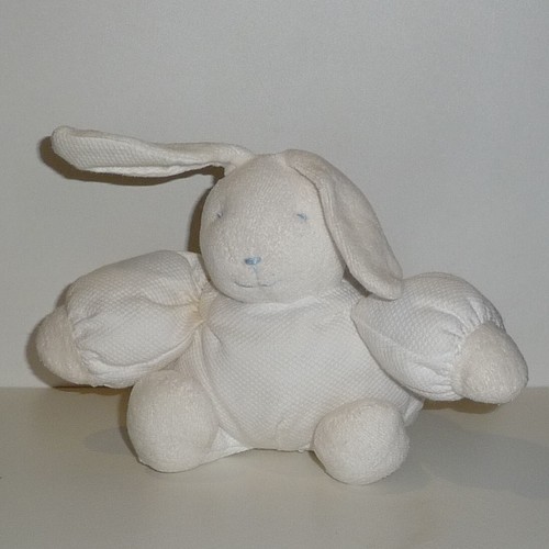 Doudou lapin nain bleu - au,