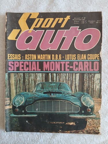 Sport auto 1967 aston - n°60,