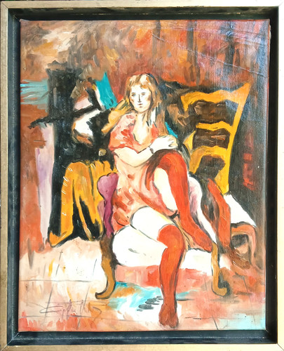 Huile sur toile - sur,