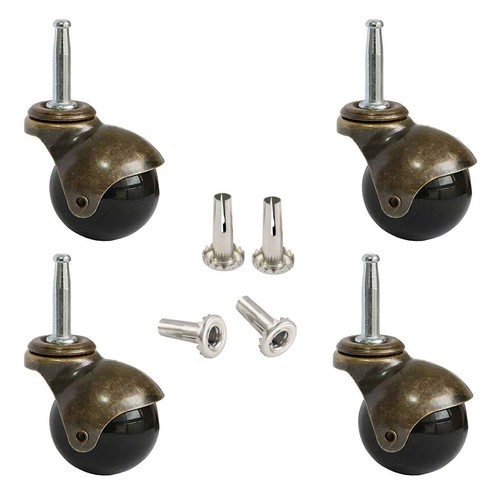 Ball caster wheels - caster, vintage