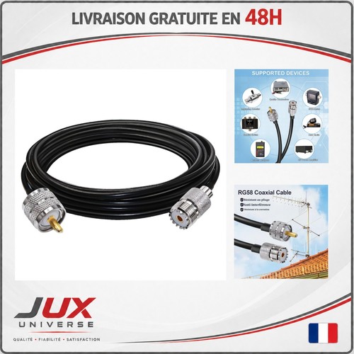 Câble coaxial rg58 - coaxial, uhf