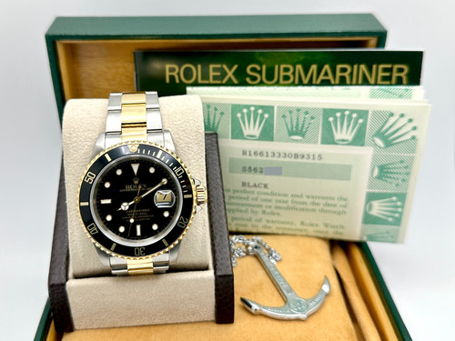 Rolex submariner black - submariner, 16613
