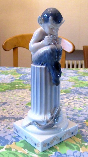 Figurine faune lézard en - figurine, au