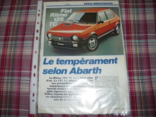 Essai nouveauté fiat - essai, nouveautÉ.........fiat