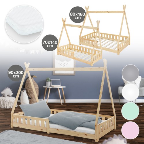 Lit tipi pour - tipi, bois