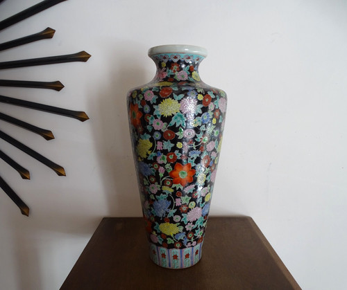 Vase mille fleurs porcelaine - mille,