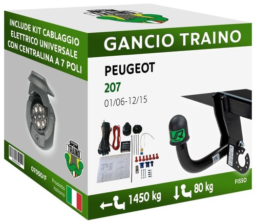 Attelage fixe pour - peugeot, 207