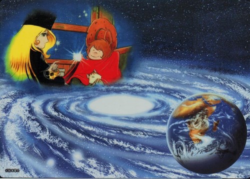 Galaxy express 999 anime - galaxy,
