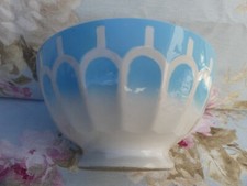 BOL ancien décor Géométrique bleu 13cm de diamètre 7cm de haut French BOWL