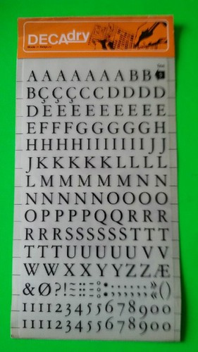 Decadry transfert lettres - lettres, &