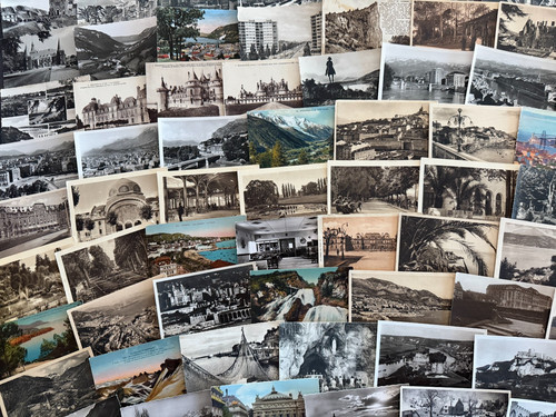 Postcard lot de 100 - de, +