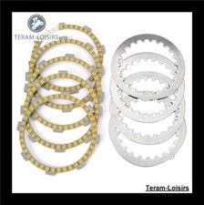 Kit Disques garnis + lisses Embrayage pour Yamaha RS 125 de 1977 à 1981 NEUF