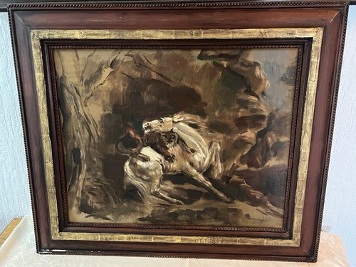 Tableau peinture huile - tableau,