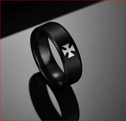 Bague alliance templier biker - templier,