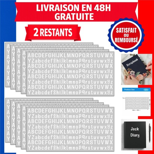 Autocollants lettres - autocollants, et