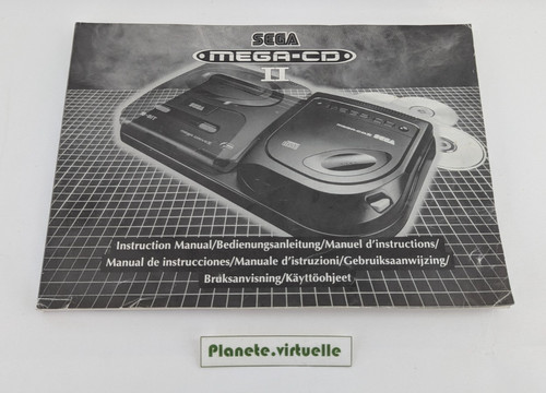 Notice console sega mega cd - sega,