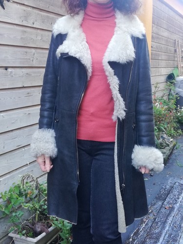 Manteau hiver peau - hiver, lainée