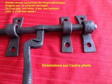Ancien verrou cochonnier - 1,