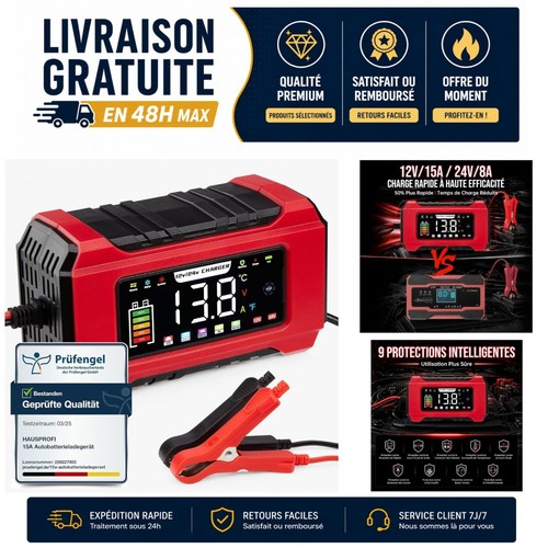 Chargeur batterie intelligent