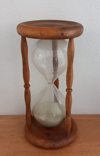 Grand ancien sablier en - ancien,