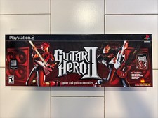 Guitar Hero II Bundle In Box With Guitar Controller & Game CIB TESTED