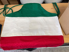 Italian Theme Bib Aprons, Set of 12 - IMPERFECT (some yellowing in white area)