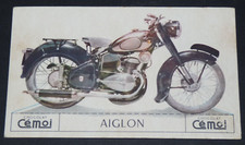 CHROME 1950-1959 CHOCOLATE CEMOI CUTTING MOTORCYCLE MOTORCYCLE AIGLON FRANCE ENGINE