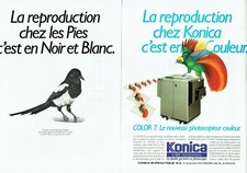  1987 Advertising 0422 Advertising Copier Konica 2 Page