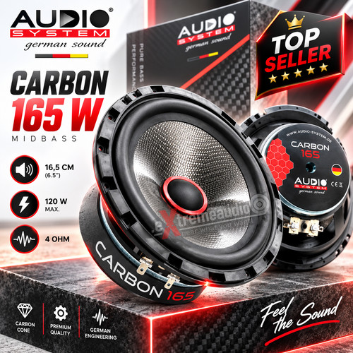 Audio system carbon 165 - system,