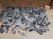 LEGO GRIS HARRY POTTER, STAR WARS, ESPACE, AUTRES VRAC 1KG (LOT GRIS 06)