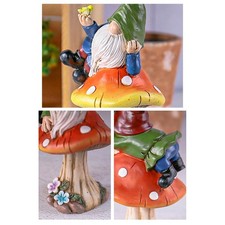 Décoration de jardin excentrique charme extérieur jardin nain délicieux lumin