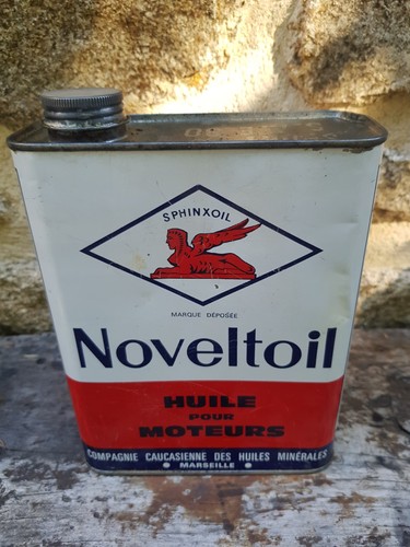 Ancien bidon huile 2 litres - d'huile,