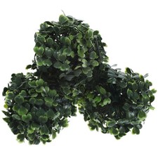  4 pcs fausses boules topiaires de plante fausse plante verte balles rondes rond