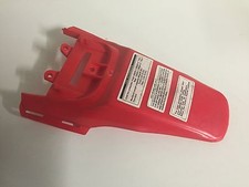Garde boue arriere rouge - garde,