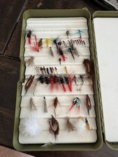 FLY FISHING FLIES Assortment Dry Wet Nymph Bass & Trout FISHING LURES