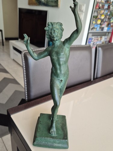 Statuette bronze à - en,