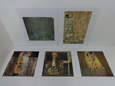 GUSTAV KLIMT Art Print Poster Set Symbolist Expressionist 5 Pictures Paintings